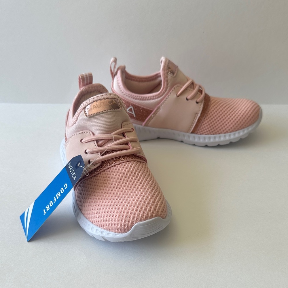 NWT Nautica Pink Kids Sneakers, Size 10